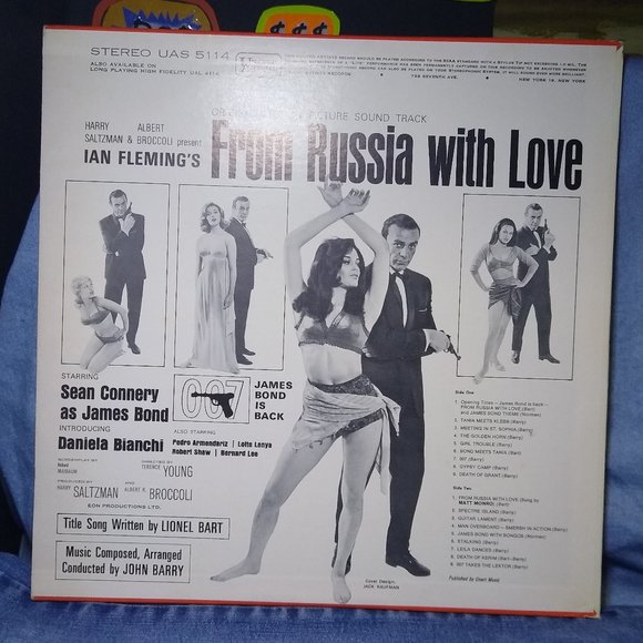 From Russia With Love Soundtrack 1963 007 James Bond Vinyl record MINTY!!! - Picture 2 of 4